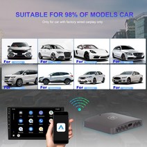안드로이드 오토 무선 카플레이 모니터 LeeKooLuu 자동차 동글 Ai 박스 VW 아우디 도요타 혼다용 어댑터, 30560