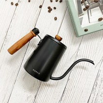 드립포트 커피주전자 핸드드립포트 600ml 드립주전자, 드립포트600-블랙