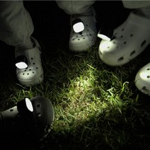 제로드원 LED 크록스 라이트 랜턴 손전등 후레쉬 서치라이트 캠핑 등산 자전거 낚시 해루질 휴대용 헤드 미니 충전, 크록스라이트1SET, 1개