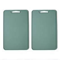 꿈꾸는리빙 1+1 세트 실리콘 파스텔톤 도마 대형 (2개 세트) 4색, 인디그린x2