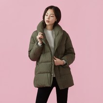 [JAJU/자주] 벨티드 하프 푸퍼 다운