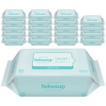 베베숲 저자극 라이트 엠보싱 아기 물티슈 리필형, 1개, 10팩