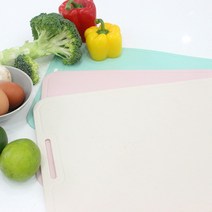 올리오 국산 위생 칼집 안나는 TPU 주방 도마세트 2종 대1개+중1개, 민트L+아이M
