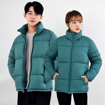 남녀 오버핏 숏패딩/ 빅사이즈/ 빵빵한 볼륨감 웰론 충전재
