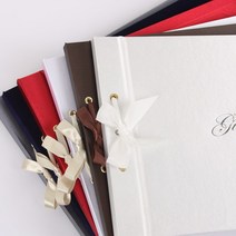 행사 기업 고객 결혼식 방명록 유선 무선 프리미엄형(B4규격), CDC공단(순백색/진쥐색/진골드/진밤색), 고객방명록, 인견한지 내지(무선 40매)