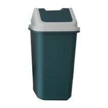 사각 대형 쓰레기통 50L 100L 블랙 네이비 휴지통, 6호 청록색, 1개