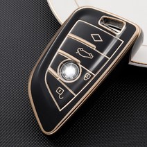 아케나 BMW 신형 구형 F바디 G바디 스마트키 케이스, FP-02, 블랙