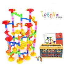 아키레일 창의 건축교구 구슬 레이싱 레일블록 더블팩 210p 인지능력 창의력
