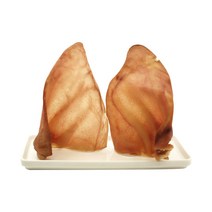 통돼지귀 치아건강 다이어트에 좋은 강아지수제간식 국산 돼지귀로 만든 영양식 간식, 1개