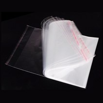 30x40+3.5 opp 투명 접착식 포장 비닐 봉투, 9개