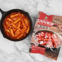 [부엉이돈가스] 홍대 맛집 자박떡볶이 500g(냉동) 2봉, 500g, 2개