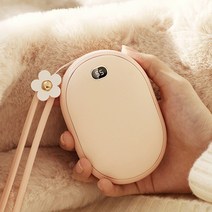 코스트코손난로 포켓 휴대용 다이소충전식 전기 전자 어린이 초등학생 보조배터리 온열 대용량, 랜덤