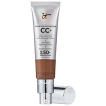 잇코스메틱 CC+ 크림 풀 커버리지 컬러 코렉팅 파운데이션 SPF 50+ 1.08온스 32mL 딥 허니