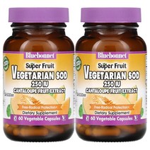 블루보넷 베지테리언 SOD 에스오디 Superoxide Dismutase 캔털루프 칸탈루프 칸탈로프 멜론 메론 60x2개 120 식물성 캡슐
