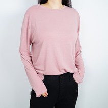 여성 스판 무지 심플 샤르망 기본 티셔츠