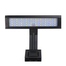 LED 어항 클립 램프 10CM-55CM 수족관 프레임 라이트 Led 수생 식물 열대어 산호 물고기 3 색 조명, [08] Blue and White 20CM