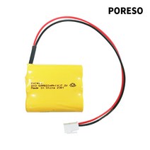 포레소 소방용 배터리 예비전원 2X3 AA 600mAh 7.2V
