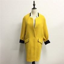 여성 코트 간절기 롱코트 캐주얼 슬림핏 자켓 인박카113