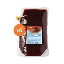 뉴그린푸드 장어구이 양념2kg X6 매운맛, 6개