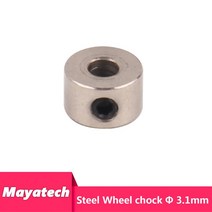 2.1 3.1 4.1 5.1 6.1mm 고정 날개 비행기 헬리콥터 모델 부품 랜딩 휠 초크로드 액슬 스토퍼, 02 Steel 3.1
