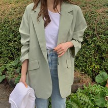 핫핑 모드 오버핏싱글자켓