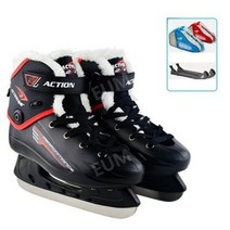 스피드스케이트 아이스 하키 피겨스케이트 쇼트트랙 내피분리 블랙 핑크 2종 링크 레슨 강습, 45, 숏스케이트