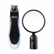 보카스 회전 확대경 발톱깎이(TNC-3020ML)블랙, 단품