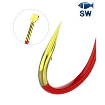 SW피싱 금빨 대물바늘 텅스텐 민물낚시용품 감성돔 참돔 낚시바늘, 7호