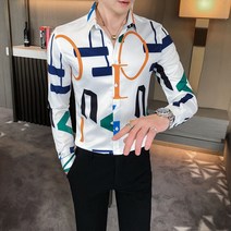 YAPOGI2022爆款 인터넷 연예인 셔츠 남성 잘 생긴 긴 소매 2020 새로운 엘리트 학생 한국어 스타일 나이트 유행 셔츠 캐주얼 남자 의류 YAPOGI