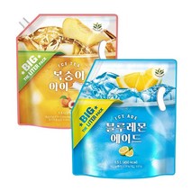 밸런스그로우 복숭아 아이스티 +블루레몬에이드 (대용량 편의점음료), 3l