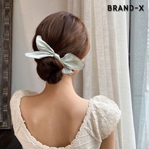 [브랜드엑스] 실키 샤인 리본 똥머리 헤어스틱