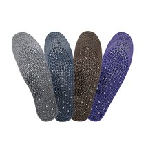 헤라칸 실리골드 발열 지압 깔창 발지압 통풍 신발깔창, 네이비, 네이비