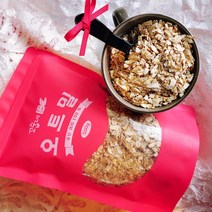 무첨가로 더 건강한 국산오트밀 500g 대용량 오버나이트밀 오트밀죽, 1개