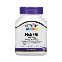 21센추리 피쉬오일 오메가3 1000mg 소프트젤 60정, 1개