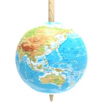 중등지구학 수업용 팽이 지구본만들기 과학준비물 연구실 잔류효과 실험재료 체험학습, 1인용