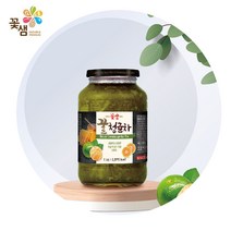 청귤차 꽃샘 꿀청귤차 1kg 상큼 제주산 청귤 과육 향, 단품