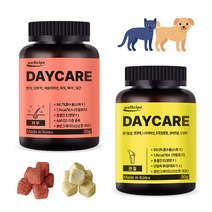 말썽쟁이여름 강아지 고양이 트릿 동결건조 야채 간식 30g 2종, 데이케어 피부 30g
