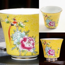 다기 찻잔(0ML) (옐로) 예쁜찻잔 다기상