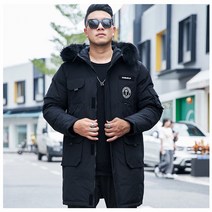 9XL 빅사이즈 남성 캐쥬얼 롱패딩 벤치파카 오리털 구스 겨울 방한점퍼 방한복 코트 자켓 BPS6