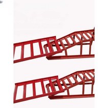 자가정비 자동차 리프트 오일교환 타이어 교체, 빨간색(자동차 경사로 1쌍) 자동차 경사로 1쌍