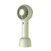 휴대용 팬 핸드 헬드 충전식 팬 속도 조절 기기 데스크탑 공기 팬 여름 에어컨 36, 초록, 협력사