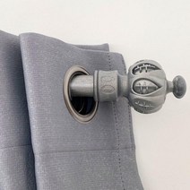 해리스 비바체 엔틱 커튼봉 25파이 4단 110~440cm, 그레이