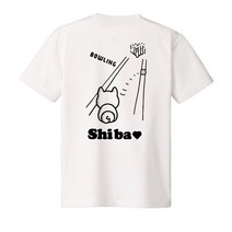 시바 볼링 티셔츠 귀여운 시바견 볼링티 Shiba 메쉬 드라이 라운드 인싸 반팔티 단체복 팀복 제작