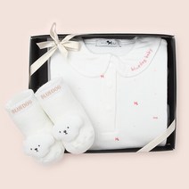 [AK PLAZA] [블루독베이비]PK뉴BI항균모달바디수트+구름강아지파일양말SET