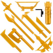 Koruit 중세 시 무기 4cm 미니 형 클라우드 타노 소드 홀 MOC 빌딩 블록 어린이용 벽돌 장난감, 30 SR-C(8PCS), 30 SR-C(8PCS)