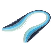 만들기 자이언트 센터피스 페이퍼 플라워 종이꽃 새로운 100 개대 종이 퀼링 스트립 세트 3mm 39cm 종이 공예 diy 퀼링 도구 혼합 색상 스크랩북 줄무늬 종이, 파란색