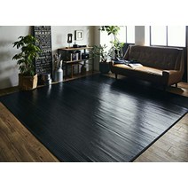 이케히코 유니버스 대나무 러그 대나무 카펫 다크 브라운 (140 x 200cm), 검은 색