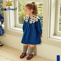 [몰리멜리]탑스캘럽케이프원피스