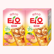 티오 복숭아 아이스티 복숭아맛 300T (150T x 2개), 티오 아이스티 복숭아맛 300T (150T x 2개)
