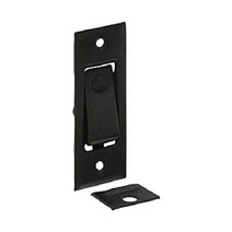 Deltana PDB42 8.9cm 솔리드 황동 포켓 도어 잼 볼트 새틴 니켈 487665, Black